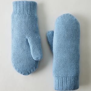 🏷️2/$20 Aritzia Lolo Knit Mittens in Sky Blue